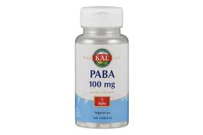 Sie sehen eine Packung Supplementa PABA Para-Aminobenzoesäure Tabletten, Produktbild: 01 Supplementa PABA Para-Aminobenzoesäure Tabletten, A-Nr.: 5395411 - 01