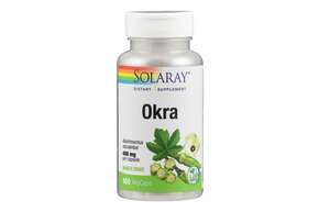 Sie sehen eine Packung Supplementa Okra 400 mg Kapseln, Produktbild: 01 Supplementa Okra 400 mg Kapseln, A-Nr.: 5574355 - 01