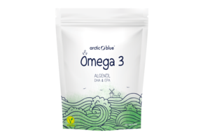 Sie sehen eine Packung Arctic Blue OMEGA 3 ALGENOEL VEG KPS ARB 90ST, Produktbild: 01 Arctic Blue OMEGA 3 ALGENOEL VEG KPS ARB 90ST, A-Nr.: 5450618 - 01