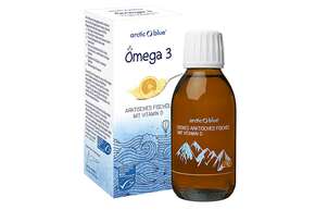 Sie sehen eine Packung Arctic Blue OMEGA 3 FISCHOEL MSC ARB 150ML, Produktbild: 01 Arctic Blue OMEGA 3 FISCHOEL MSC ARB 150ML, A-Nr.: 5450587 - 01