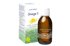 Sie sehen eine Packung Arctic Blue Omega 3 Öl vegan, Produktbild: 01 Arctic Blue Omega 3 Öl vegan, A-Nr.: 5450647 - 01