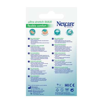 Nexcare™ Ultra Stretch MAXI Comfort Flexible Pflaster, 50 mm x 101 mm, 5/Packung, A-Nr.: 5436541 - 02