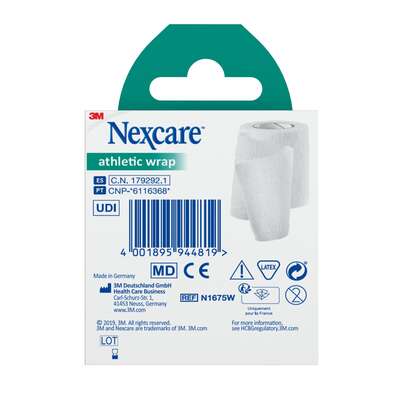 Nexcare™ Athletic Wrap, weiß, 7 cm x 3 m, 1/Packung, A-Nr.: 5430142 - 03