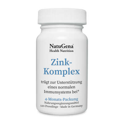 NatuGena Zink-Komplex Presslinge, A-Nr.: 5404328 - 01