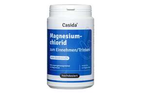 Sie sehen eine Packung Casida Magnesiumchlorid zum Einnehmen / Trinken, Produktbild: 01 Casida Magnesiumchlorid zum Einnehmen / Trinken, A-Nr.: 5250730 - 01