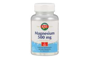 Sie sehen eine Packung Supplementa Magnesium 500 mg Tabletten, Produktbild: 01 Supplementa Magnesium 500 mg Tabletten, A-Nr.: 5598427 - 01