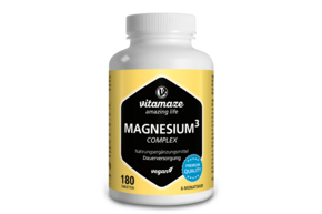 Sie sehen eine Packung Vitamaze Magnesium 350mg Komplex, Produktbild: 01 Vitamaze Magnesium 350mg Komplex, A-Nr.: 5179452 - 01