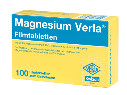 Magnesium Verla - Filmtabletten, A-Nr.: 1277146 - 01