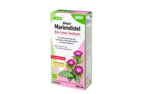 Sie sehen eine Packung Alepa® Mariendistel Bio-Leber-Tonikum, Produktbild: 01 Alepa® Mariendistel Bio-Leber-Tonikum, A-Nr.: 5617159 - 01