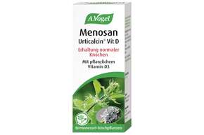 Sie sehen eine Packung A.Vogel Menosan Urticalcin® Vit D, Produktbild: 01 A.Vogel Menosan Urticalcin® Vit D, A-Nr.: 5353849 - 01