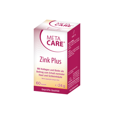 META-CARE® Zink Plus, 60 Kapseln, A-Nr.: 4607207 - 01