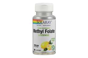 Sie sehen eine Packung Supplementa Methyl Folat 1000 mcg Lutschtablette, Produktbild: 01 Supplementa Methyl Folat 1000 mcg Lutschtablette, A-Nr.: 5574214 - 01