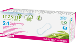 Masmi Organic Care - Bio Slipeinlagen Maxi Extra lang 2in1, A-Nr.: 4580885 - 01