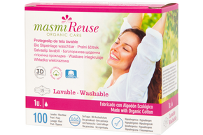 Sie sehen eine Packung Bio Slipeinlage Masmi Reuse - Waschbar, Produktbild: 01 Bio Slipeinlage Masmi Reuse - Waschbar, A-Nr.: 5588328 - 01