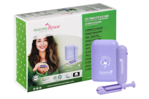 Sie sehen eine Packung Bio Tampons mit Re-Use Applikator Super & Super Plus MASMI, Produktbild: 01 Bio Tampons mit Re-Use Applikator Super & Super Plus MASMI, A-Nr.: 5713526 - 01
