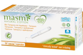 Masmi Organic Care - Bio Tampons Super Plus mit Applikator, A-Nr.: 4368866 - 01