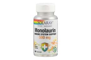 Sie sehen eine Packung Supplementa Monolaurin 500 mg Kapseln, Produktbild: 01 Supplementa Monolaurin 500 mg Kapseln, A-Nr.: 5574237 - 01