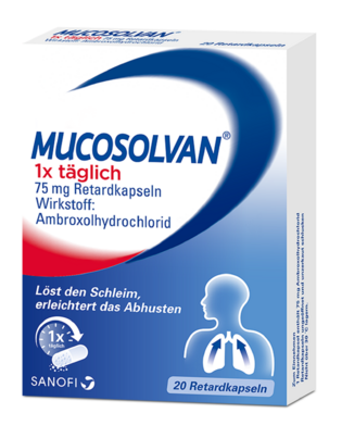 Mucosolvan® 1x täglich 75mg Retardkapseln, A-Nr.: 0990735 - 01