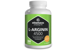 Sie sehen eine Packung Vitamaze L-Arginin 750mg hochdosiert, Produktbild: 01 Vitamaze L-Arginin 750mg hochdosiert, A-Nr.: 5179647 - 01