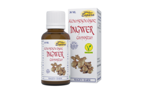 Sie sehen eine Packung Espara Ingwer Compositum Alchemistische Essenz, Produktbild: 01 Espara Ingwer Compositum Alchemistische Essenz, A-Nr.: 4040060 - 01