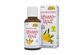 Sie sehen eine Packung Espara Johanniskraut Alchemistische Essenz 30ml, Produktbild: 01 Espara Johanniskraut Alchemistische Essenz 30ml, A-Nr.: 4040232 - 01