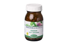 Sie sehen eine Packung Sanatur Kalzium Kapseln 100% pflanzlich, Produktbild: 01 Sanatur Kalzium Kapseln 100% pflanzlich, A-Nr.: 4259025 - 01