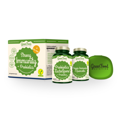 GreenFood Nutrition Strong Immunity &amp; Probiotics + Pillbox, A-Nr.: 5634956 - 01
