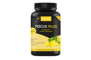 Sie sehen eine Packung FOCUS PLUS Getränkepulver Zitrone – 1.500g, Produktbild: 01 FOCUS PLUS Getränkepulver Zitrone – 1.500g, A-Nr.: 5437256 - 01
