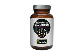 Sie sehen eine Packung Hanoju reduziertes Glutathion Kapseln 250mg, Produktbild: 01 Hanoju reduziertes Glutathion Kapseln 250mg, A-Nr.: 4492649 - 01