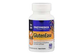 Sie sehen eine Packung Supplementa GlutenEase Kapseln, Produktbild: 01 Supplementa GlutenEase Kapseln, A-Nr.: 5395641 - 01