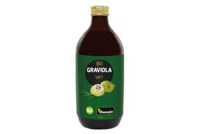 Sie sehen eine Packung Hanoju Graviola Saft Bio, trüb (Guanábana), Produktbild: 01 Hanoju Graviola Saft Bio, trüb (Guanábana), A-Nr.: 4552038 - 01