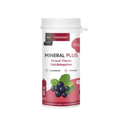 Sie sehen eine Packung headstart focus plus MVP-Instant Pulver 0,3 kg Johannisbeere, Immun energy coach, Produktbild: 01 headstart focus plus MVP-Instant Pulver 0,3 kg Johannisbeere, Immun energy coach, A-Nr.: 4556295 - 01