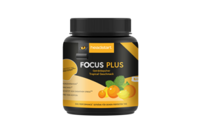 Sie sehen eine Packung FOCUS PLUS Getränkepulver Tropical – 500g, Produktbild: 01 FOCUS PLUS Getränkepulver Tropical – 500g, A-Nr.: 3861843 - 01