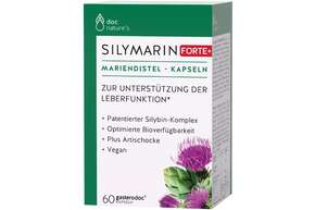 Sie sehen eine Packung doc nature‘s SILYMARIN FORTE+ Mariendistel-Kapseln, Produktbild: 01 doc nature‘s SILYMARIN FORTE+ Mariendistel-Kapseln, A-Nr.: 5223957 - 01