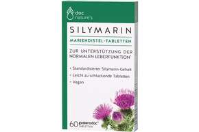 Sie sehen eine Packung doc nature‘s SILYMARIN Mariendistel-Tabletten, Produktbild: 01 doc nature‘s SILYMARIN Mariendistel-Tabletten, A-Nr.: 5212971 - 01