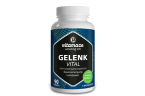 Sie sehen eine Packung Vitamaze Gelenk Vital, Produktbild: 01 Vitamaze Gelenk Vital, A-Nr.: 5179506 - 01