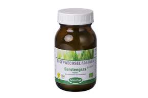 Sie sehen eine Packung Sanatur Gersten-Gras Pulver BIO, Produktbild: 01 Sanatur Gersten-Gras Pulver BIO, A-Nr.: 4258959 - 01