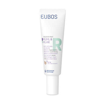 Sie sehen eine Packung Eubos Kühl und Klar CC Creme LSF 50 30ml, Produktbild: 01 Eubos Kühl und Klar CC Creme LSF 50 30ml, A-Nr.: 5473849 - 01
