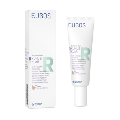 Sie sehen eine Packung Eubos Kühl und Klar CC Creme LSF 50 30ml, Produktbild: 06 Eubos Kühl und Klar CC Creme LSF 50 30ml, A-Nr.: 5473849 - 06