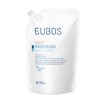 Sie sehen eine Packung Eubos Hautbalsam NF 400 ml, Produktbild: 02 Eubos Hautbalsam NF 400 ml, A-Nr.: 2017660 - 02