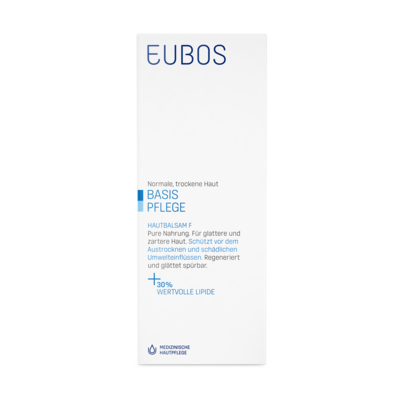 Sie sehen eine Packung Eubos Hautbalsam F 200 ml, Produktbild: 03 Eubos Hautbalsam F 200 ml, A-Nr.: 1672351 - 03
