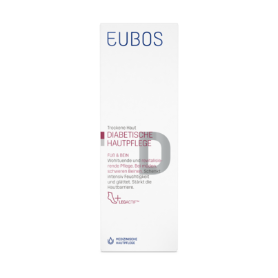 Sie sehen eine Packung Eubos Diabetes Fuss und Bein Balsam, Produktbild: 03 Eubos Diabetes Fuss und Bein Balsam, A-Nr.: 4100589 - 03