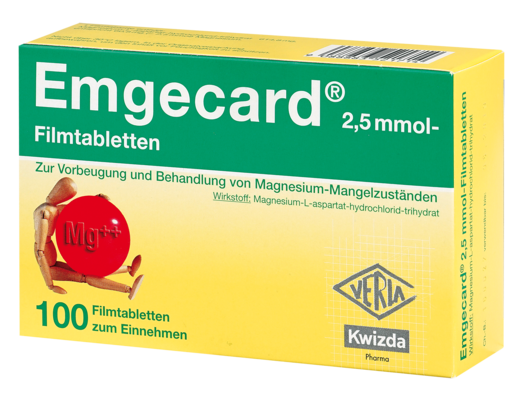 Emgecard 2,5 mmol-Filmtabletten, A-Nr.: 3521716 - 01