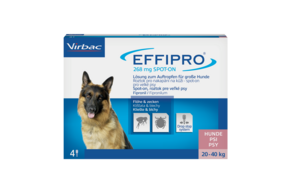 Effipro 268mg Lösung zum Auftropfen für große Hunde, A-Nr.: 3547006 - 01