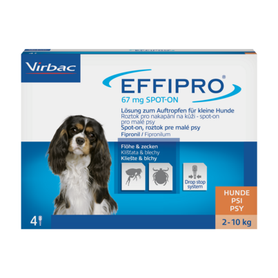 Effipro 67mg Lösung zum Auftropfen für kleine Hunde, A-Nr.: 3546981 - 01