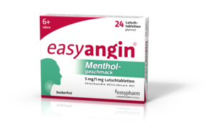 easyangin mit Mentholgeschmack 5mg/1mg Lutschtabletten, A-Nr.: 3913706 - 01