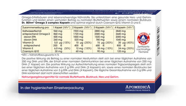 Dr. Böhm Omega 3 complex, A-Nr.: 4162047 - 03