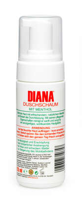 Sie sehen eine Packung Diana Duschschaum mit Menthol, Produktbild: 01 Diana Duschschaum mit Menthol, A-Nr.: 5169376 - 01