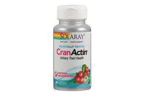Sie sehen eine Packung Supplementa CranActin Cranberryextrakt Kapseln, Produktbild: 01 Supplementa CranActin Cranberryextrakt Kapseln, A-Nr.: 5573628 - 01