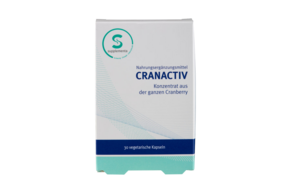 Sie sehen eine Packung Supplementa Cranactiv Kapseln, Produktbild: 01 Supplementa Cranactiv Kapseln, A-Nr.: 5395612 - 01